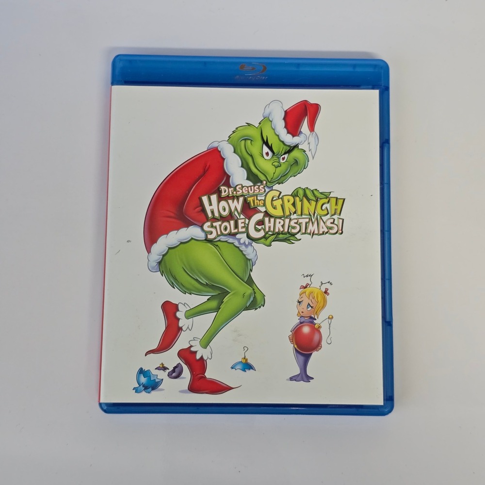 Dr Seuss How The Grinch Stole Christmas Blu-ray Movie Holiday Classic Animation